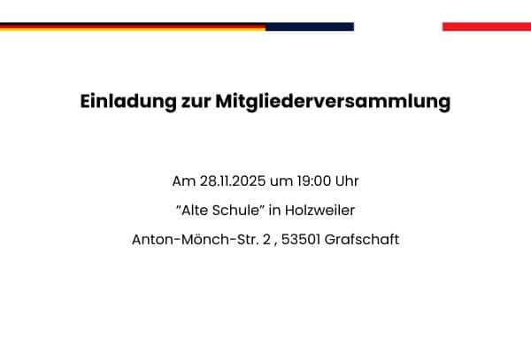 Mitgliederversammlung 2025